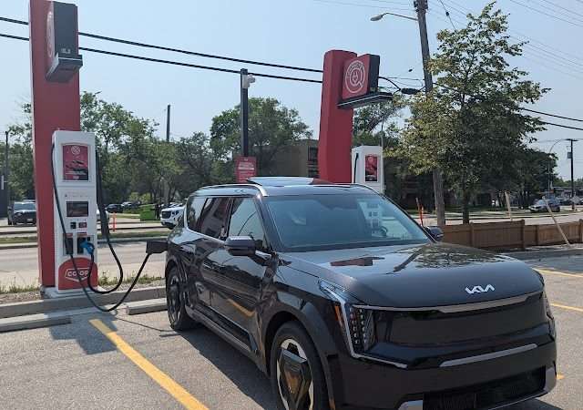 Co-op Charging Station in Winnipeg Manitoba Canada