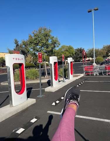 Tesla Supercharger in Chico California