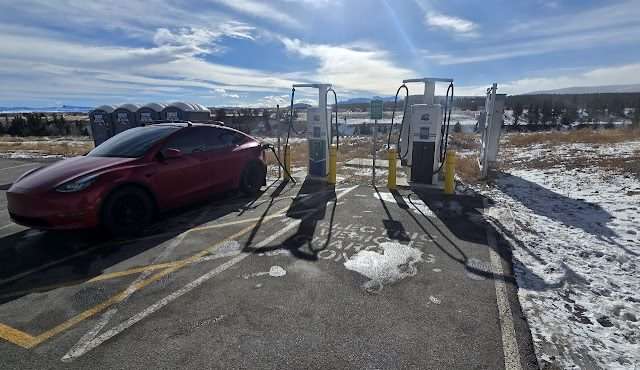 ChargePoint Charging Station in Fairplay Colorado