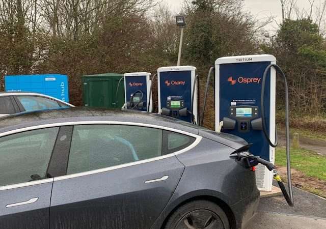 Osprey Charging Station in Worcestershire United Kingdom of Great Britain and Northern Ireland