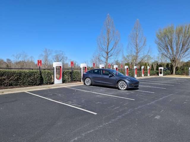 Tesla Supercharger in Athens Georgia