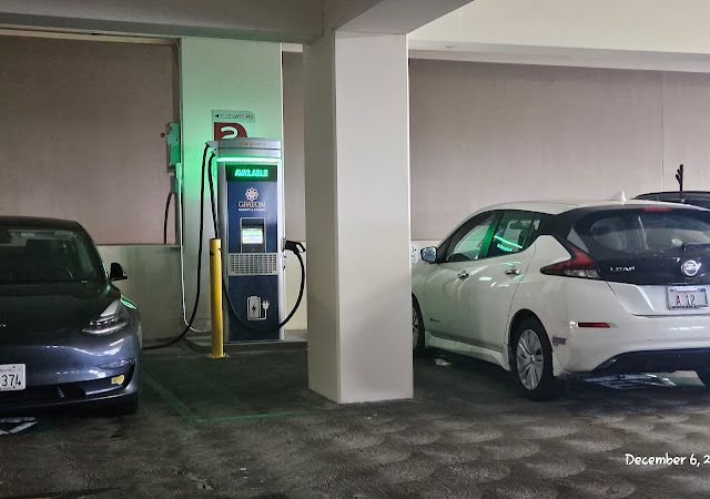 ChargePoint Charging Station in Rohnert Park California