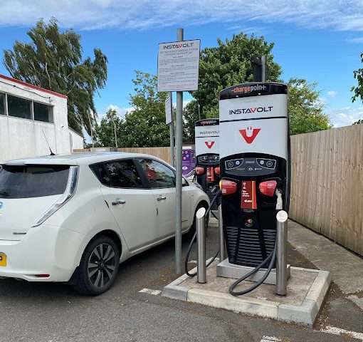 InstaVolt Charging Station in Ellesmere Port United Kingdom of Great Britain and Northern Ireland