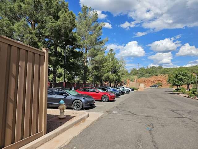 Tesla Supercharger in Sedona Arizona