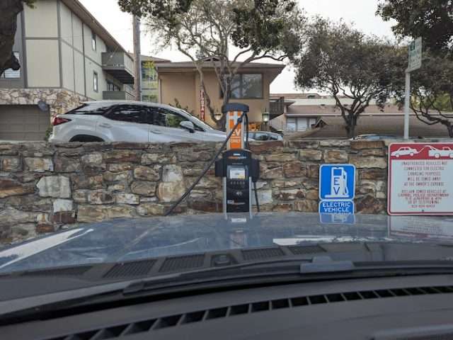 ChargePoint Charging Station in Carmel-By-The-Sea California
