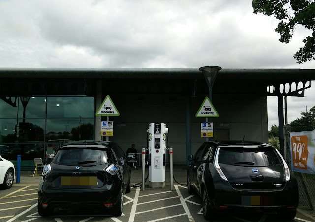 GRIDSERVE Charging Station in Northampton United Kingdom of Great Britain and Northern Ireland
