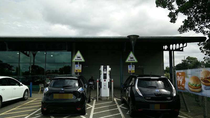 GRIDSERVE Charging Station EV Charging Station at M1 Motorway Southbound