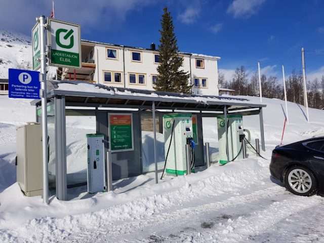 Mer Charging Station in Tennevoll Norway 9357