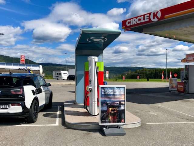 Circle K Charging Station in Minnesund Norway 2092