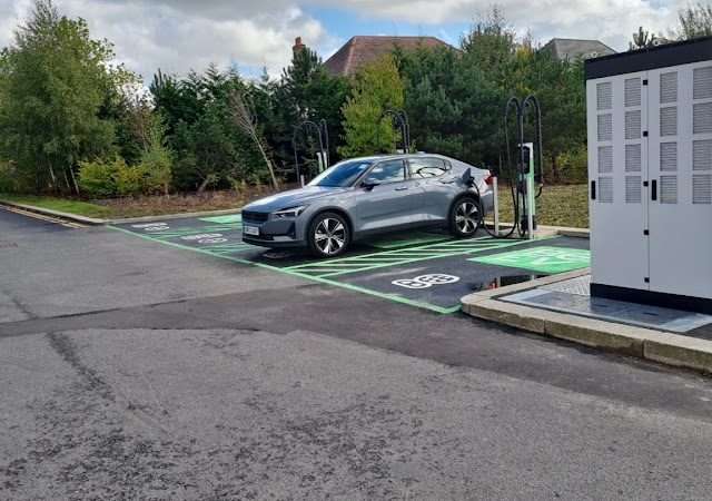 Be.EV Charging Station in Stockport United Kingdom of Great Britain and Northern Ireland