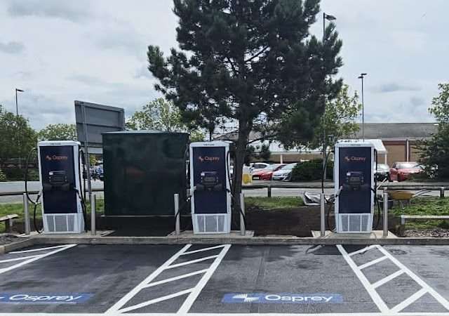 Osprey Charging Station in Rhyl United Kingdom of Great Britain and Northern Ireland