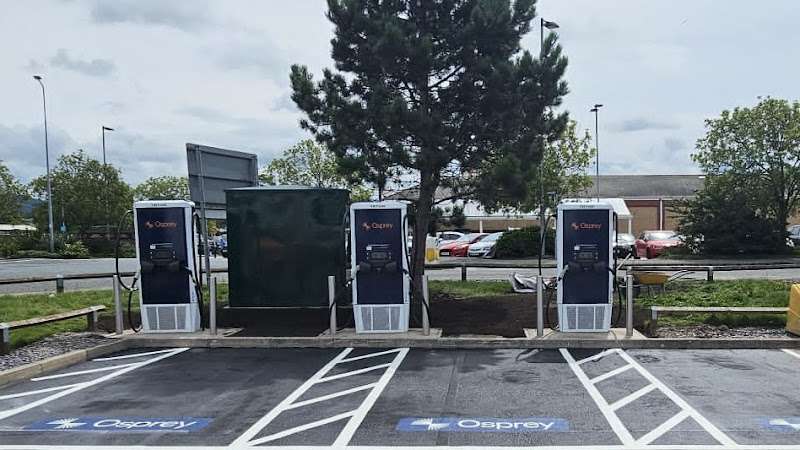 Osprey Charging Station EV Charging Station at Rhuddlan