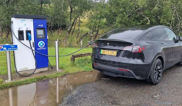 ChargePlace Scotland Charging Station in Achnasheen United Kingdom of Great Britain and Northern Ireland