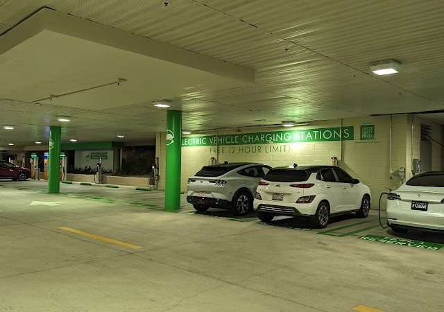 ChargePoint Charging Station in Costa Mesa California