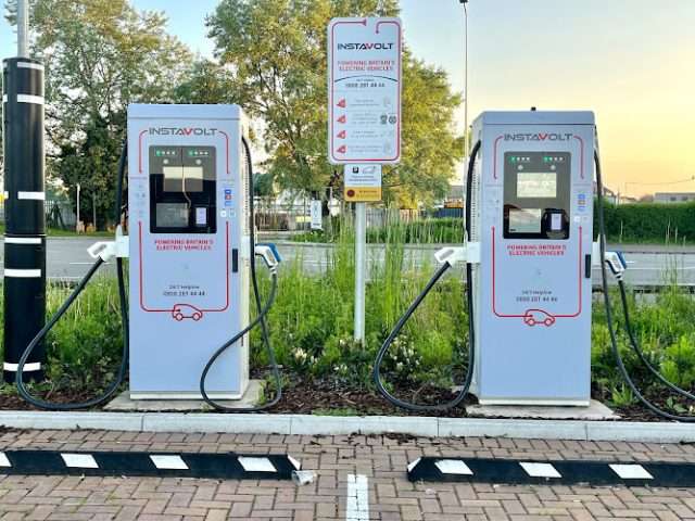 InstaVolt Charging Station in Newport United Kingdom of Great Britain and Northern Ireland