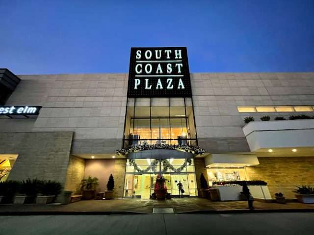 South Coast Plaza in Costa Mesa California