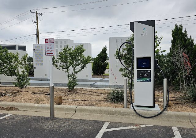 Electrify America Charging Station in Round Rock Texas