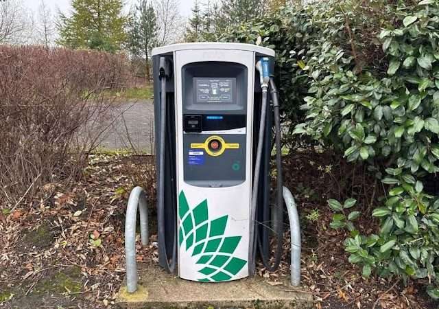 bp pulse Charging Station in Glasgow United Kingdom of Great Britain and Northern Ireland