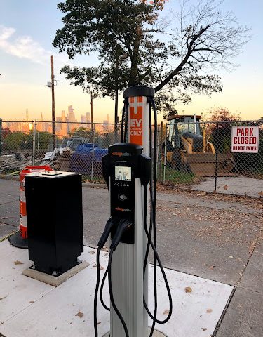 ChargePoint Charging Station in Jersey City New Jersey