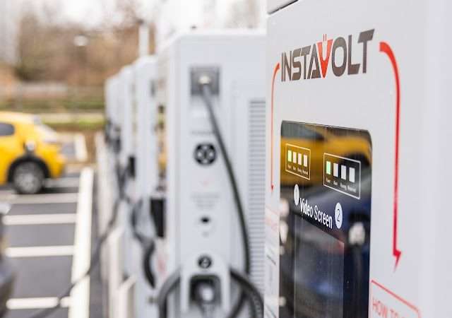 InstaVolt Charging Station in Stoke-on-Trent United Kingdom of Great Britain and Northern Ireland