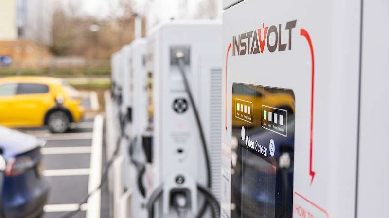 InstaVolt Charging Station EV Charging Station at Castlemore Retail Park
