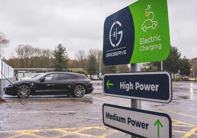 GRIDSERVE Charging Station in Wolverhampton United Kingdom of Great Britain and Northern Ireland