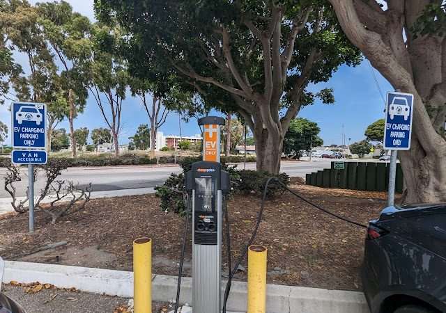 ChargePoint Charging Station in Port Hueneme California