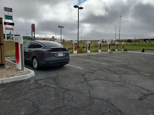 Tesla Supercharger in Sidney Nebraska
