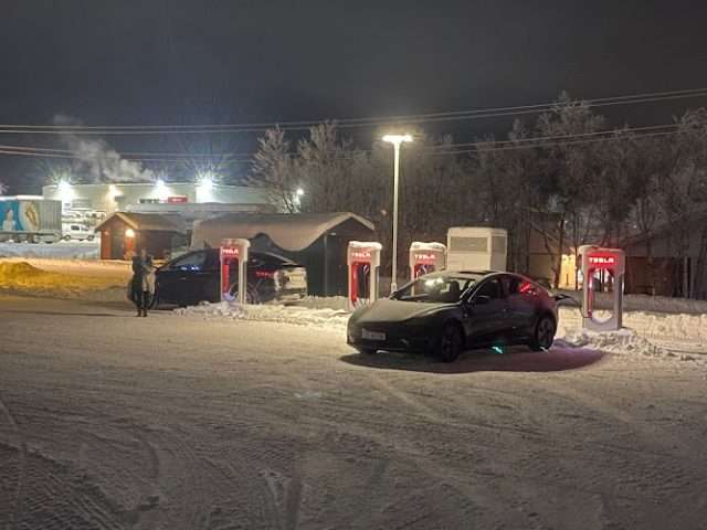 Tesla Supercharger in Kautokeino Norway 9522