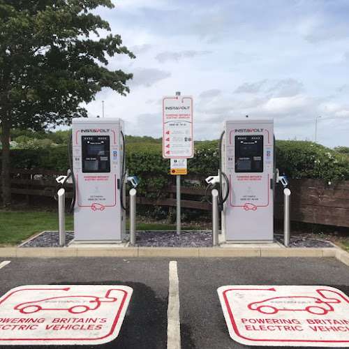 InstaVolt Charging Station EV Charging Station at McDonald's Ollerton