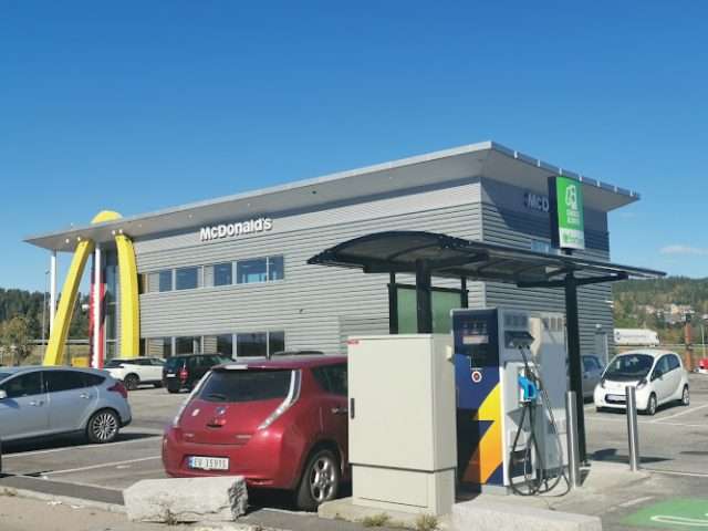 Fortum Quick Charging Station in Frogner Norway 2016