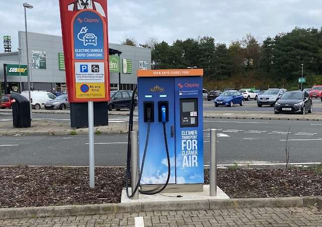 Osprey Charging Station in Carmarthen United Kingdom of Great Britain and Northern Ireland