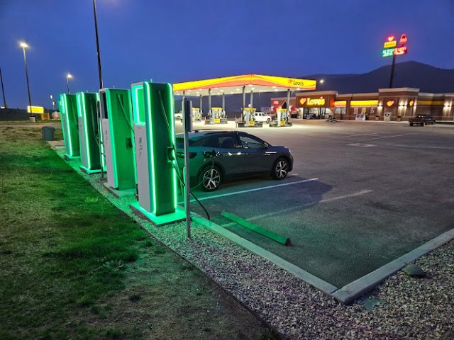 Electrify America Charging Station in Salina Utah