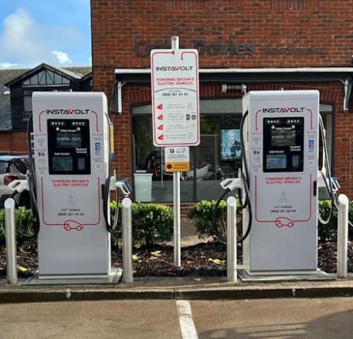 InstaVolt Charging Station in Uckfield United Kingdom of Great Britain and Northern Ireland