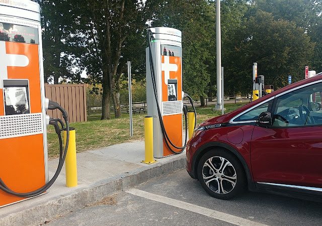 ChargePoint Charging Station in Kennebunk Maine