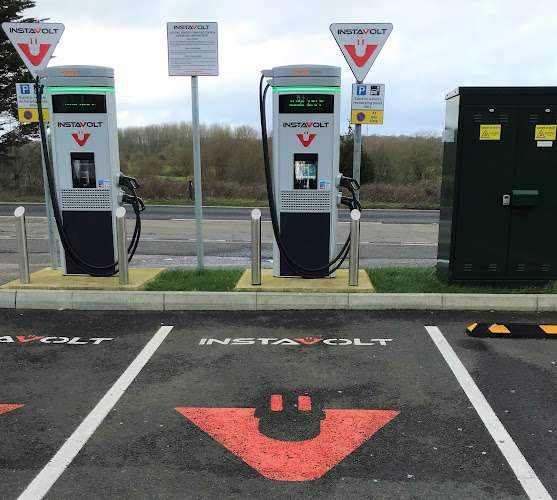 InstaVolt Charging Station EV Charging Station at Starbucks Corfe Mullen