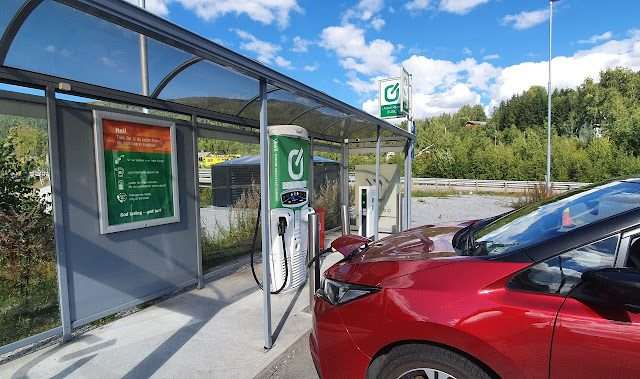 Circle K Charging Station in Flå Norway 3539