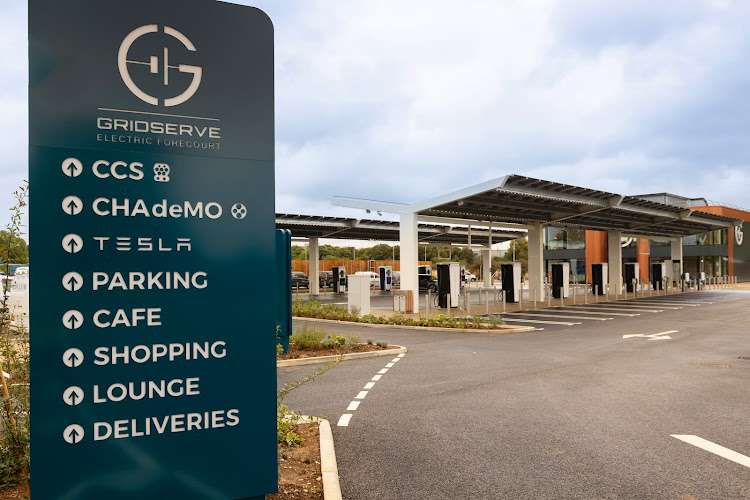 GRIDSERVE Charging Station EV Charging Station at A1M