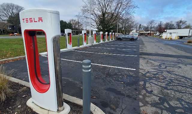 Tesla Supercharger in Jericho New York
