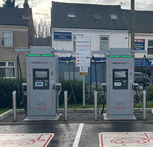 InstaVolt Charging Station in Nottingham United Kingdom of Great Britain and Northern Ireland