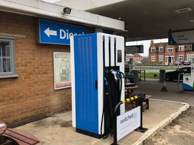 Alfa Power Charging Station in Grantham United Kingdom of Great Britain and Northern Ireland