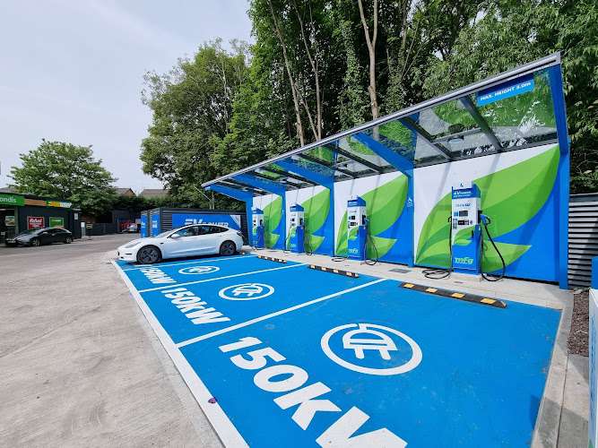 EV Power Charging Station EV Charging Station at Barlow Moor Rd
