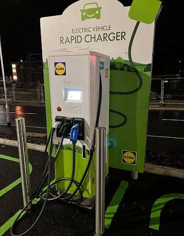 Lidl Charging Station in Billingshurst United Kingdom of Great Britain and Northern Ireland