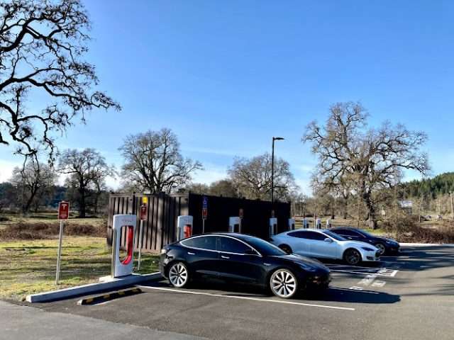 ChargePoint Charging Station in Laytonville California