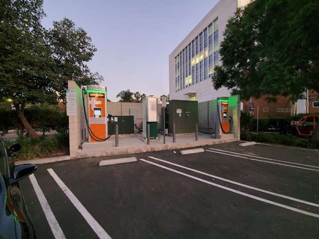 ChargePoint Charging Station in Fullerton California
