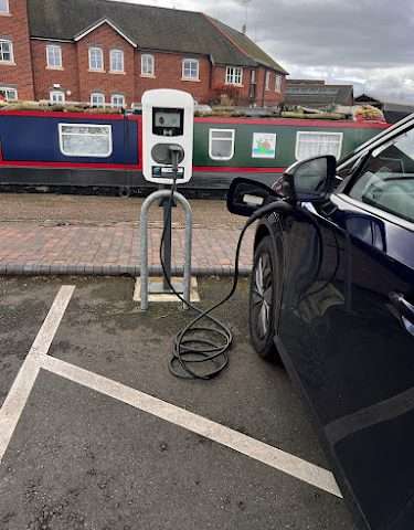 GeniePoint Charging Station in Ellesmere Port United Kingdom of Great Britain and Northern Ireland