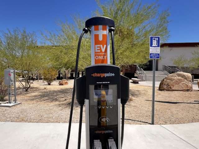 ChargePoint Charging Station in Borrego Springs California