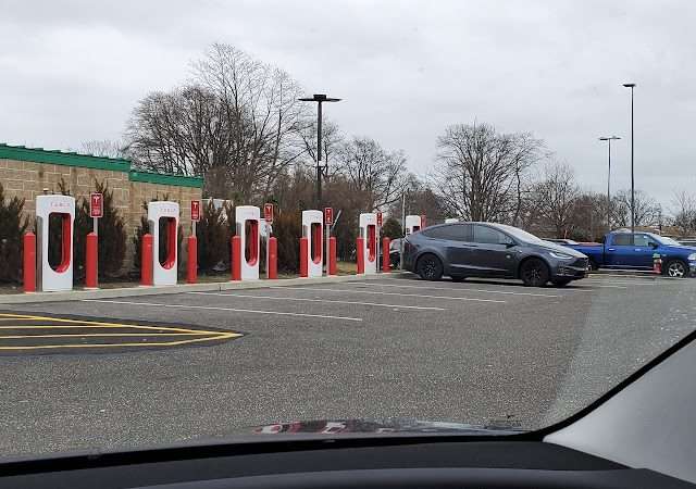 Tesla Supercharger in Copiague New York