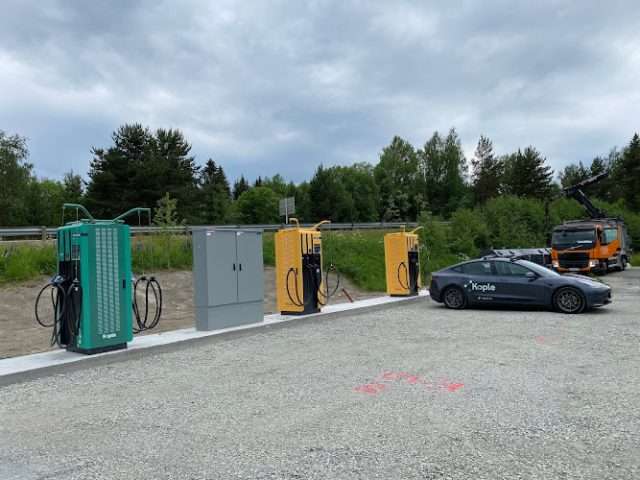 Kople Charging Station in Vikersund Norway 3370