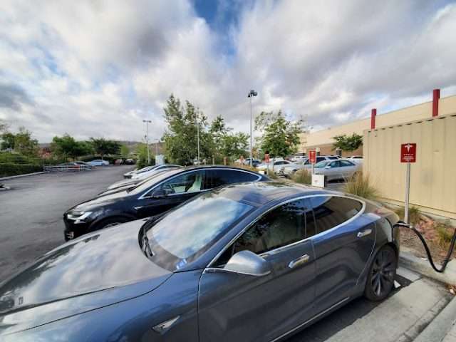 Tesla Supercharger in San Diego California